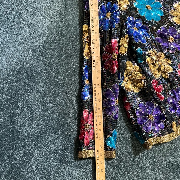 Vintage Leslie Fay Sequined Jacket. - Picture 3 of 12